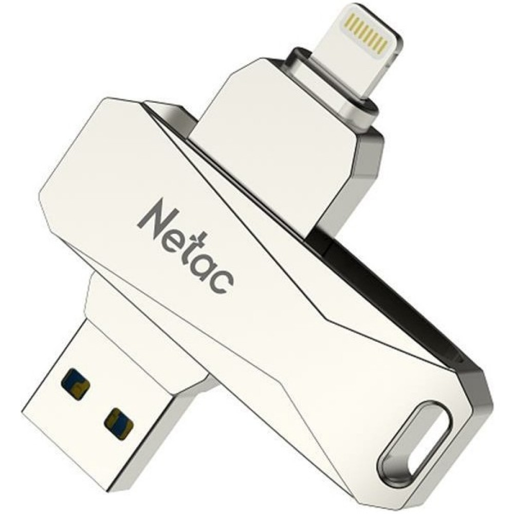Netac U652-128G USB Drive 128GB Lightning + USB 3.0 Flash Bellek Flash Bellekler Fiyatı