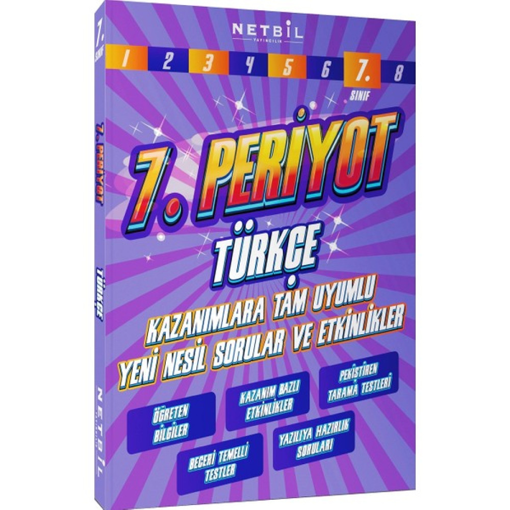 Netbil Yayıncılık 7. Sınıf Türkçe Periyot Türkçe Fiyatı