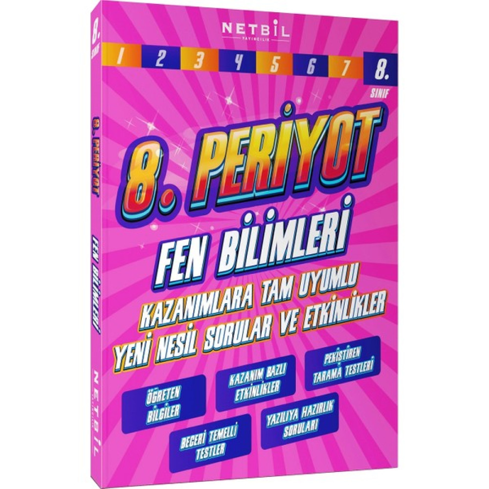 Netbil Yayıncılık 8. Sınıf Fen Bilimleri Periyot Fen - Bilişim ve Teknoloji Fiyatı