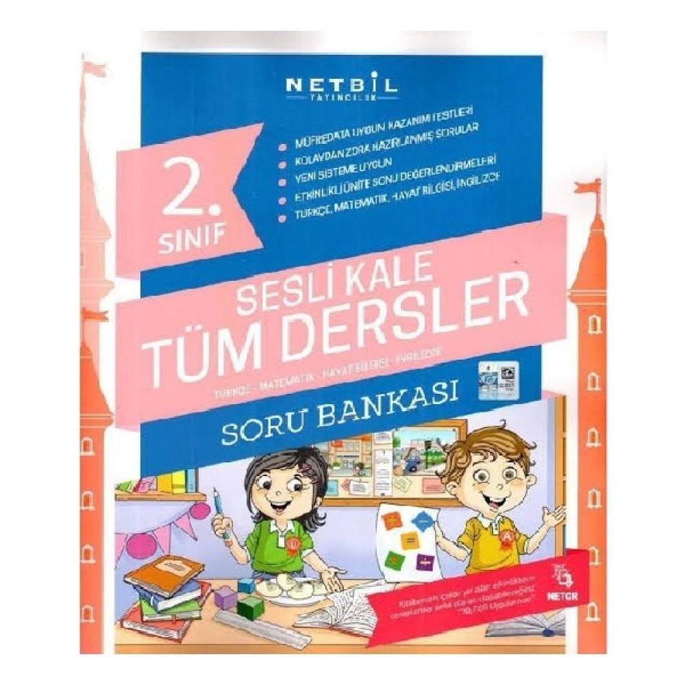 Netbil Yayınları 2. Sınıf Sesli Kale Tüm Dersler Soru Bankası Kaynak Kitapları Fiyatı