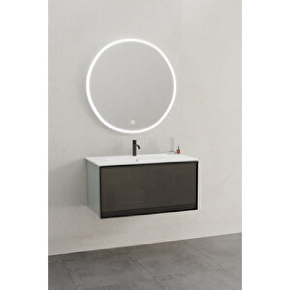 Netdeko Aston 80 Cm Beyaz Lavabolu Banyo Dolabı - Boy Dolap Hariç Soft Yeşil Banyo Dolabı / Mobilyası Fiyatı