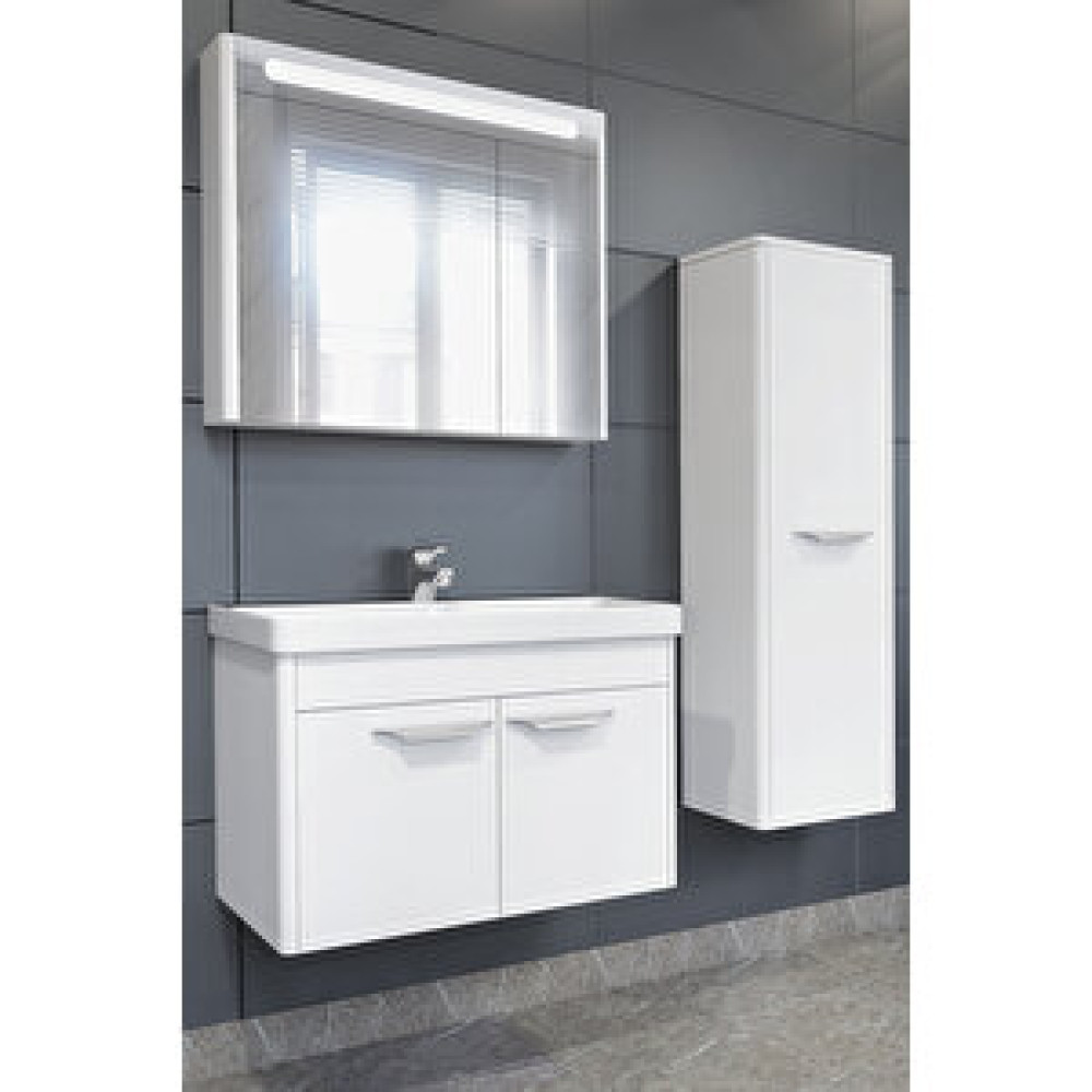 Netdeko Mauna 80 Cm Banyo Dolabı Beyaz - Boy Dolap Hariç Banyo Dolabı / Mobilyası Fiyatı