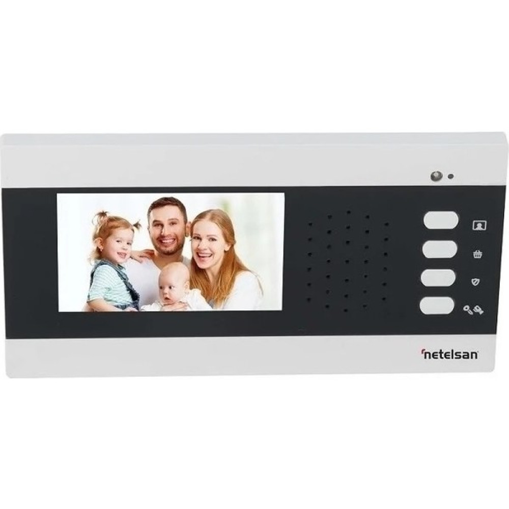 Netelsan Alvara 4.3" Renkli Şube Görüntülü Diafon - Siyah Oto, Bahçe, Yapı Market Fiyatı