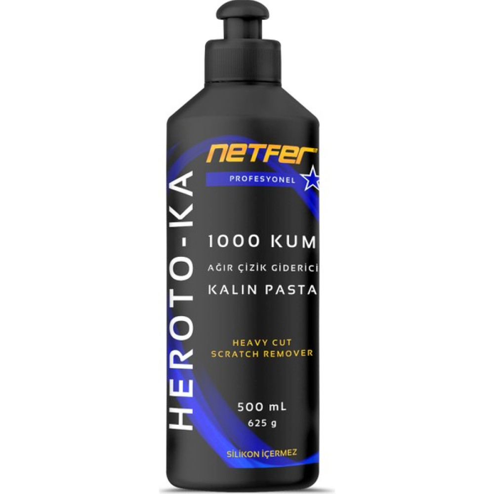 Netfer Heroto-KA Kalın Çizik Giderici Pasta - 500 mL Oto Çizik Giderici Fiyatı