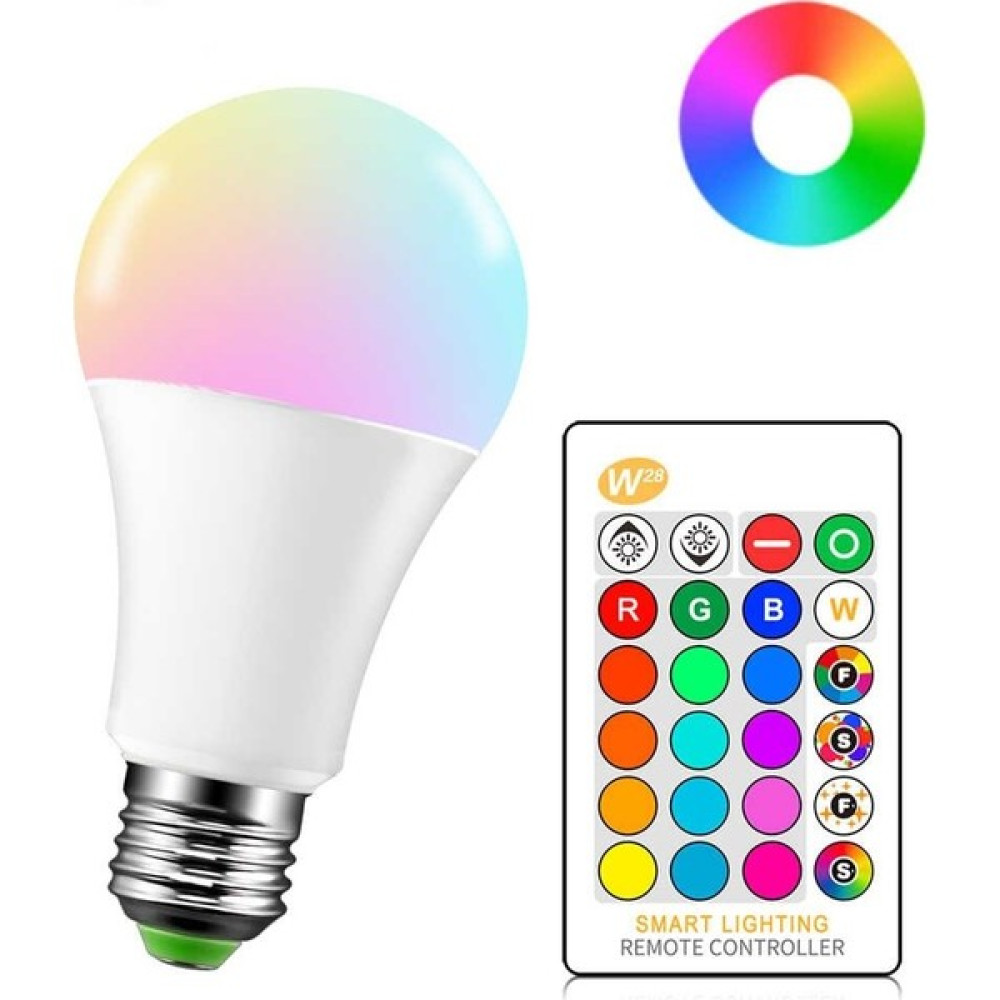 Netodak Uzaktan Kumandalı Rgb LED Ampul 9W E27 Tasarruflu Dimmerli LED Lamba 16 Ton Işık Led Aydınlatmalar Fiyatı