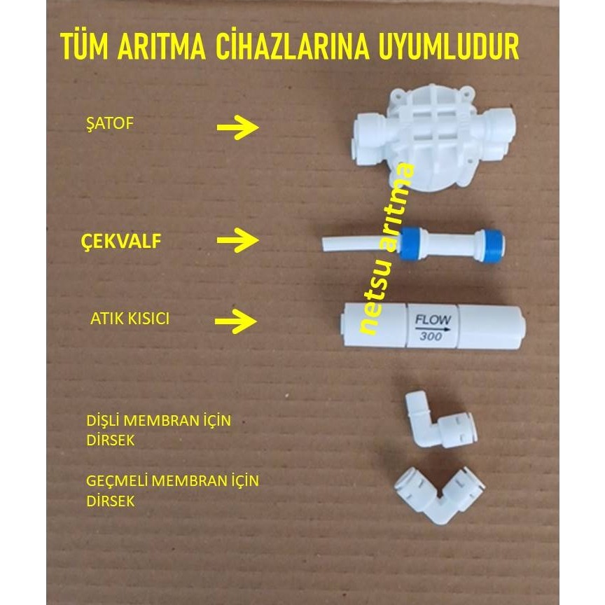 netsu arıtma-Tüm Su Arıtma Cihazı Uyumlu Yedek Parça, Yenileme Kiti Diğer Fiyatı
