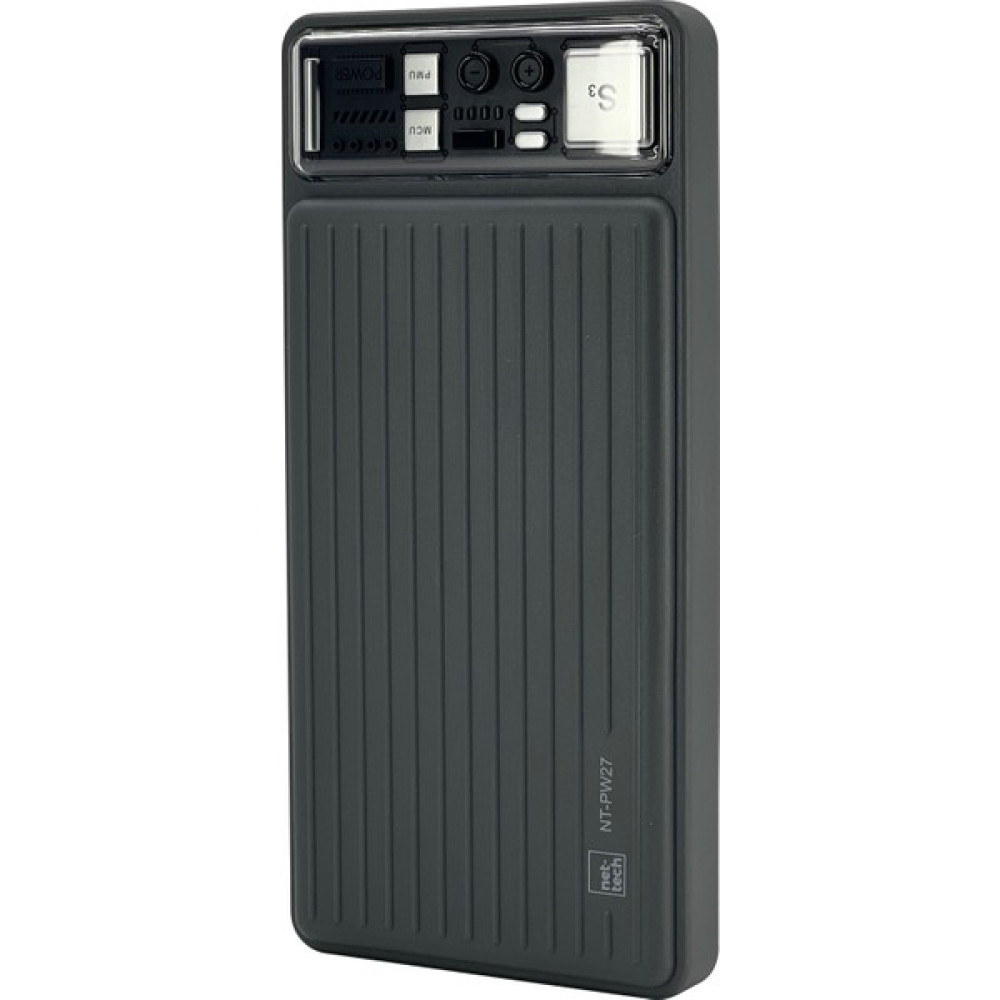 Nettech NT-PW27 25W 3 Çıkışlı 9000 Mah Taşınabilir Powerbank - Gri Taşınabilir Şarj Cihazı - Powerbank Fiyatı