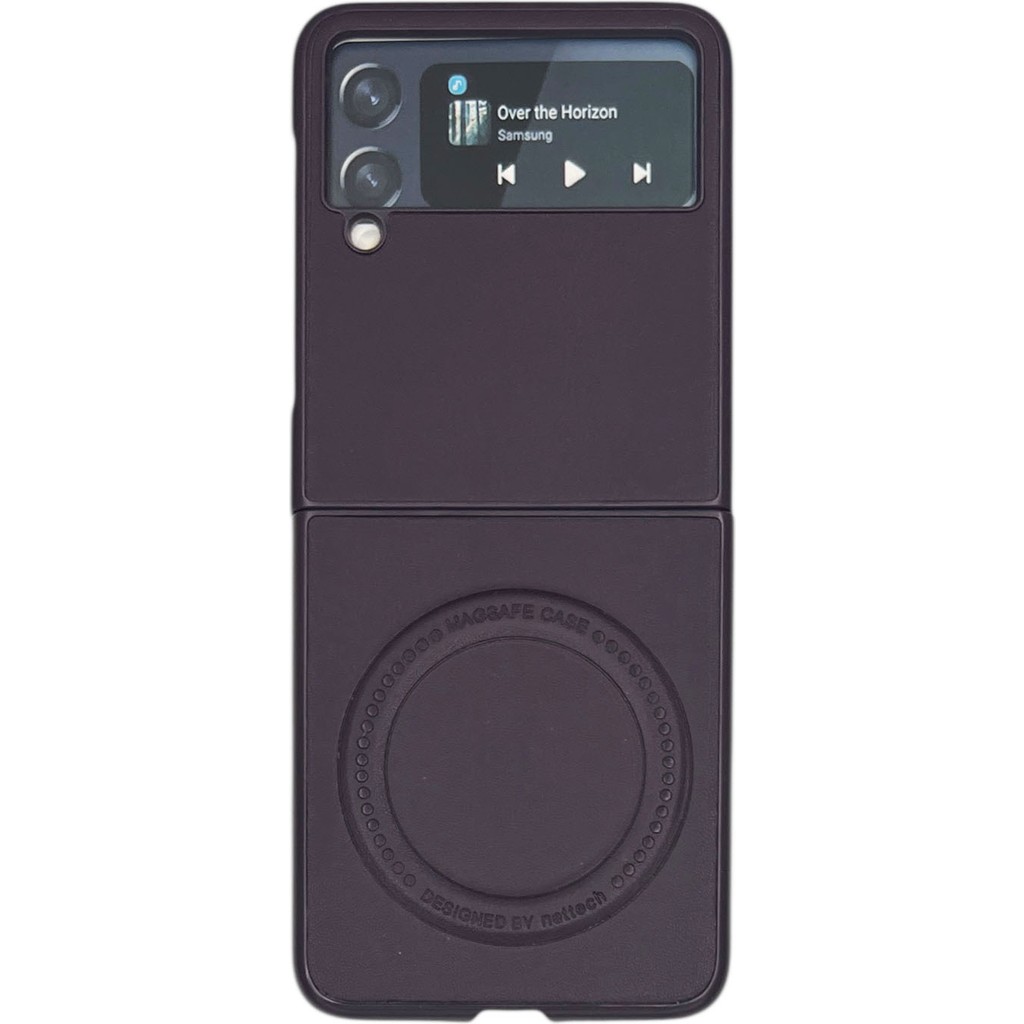 Nettech Samsung Galaxy Z Flip 3 Uyumlu NT-N036 Arka Koruma Kılıf - Mor Cep Telefonu Kılıfı Fiyatı