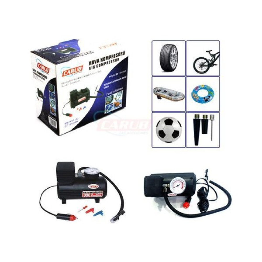 Nettedarikcisi Lastik Hava Kompresörü Lastik Pompası Mini 300PSI 12V Lastikler Fiyatı
