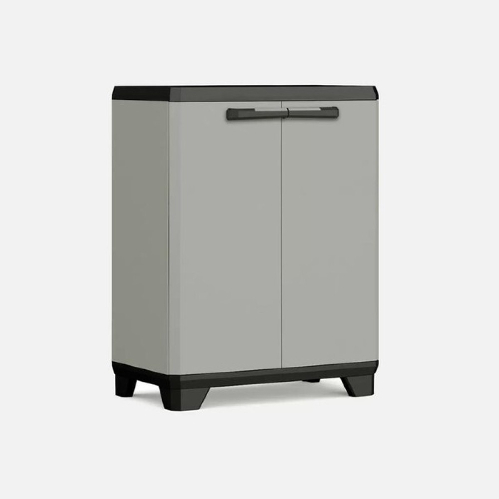 Nettekaçmaz Plastik Bahçe Balkon Kiler Plastik Dolap 68X39X90CM - Gri Mutfak Dolabı / Mobilyası Fiyatı