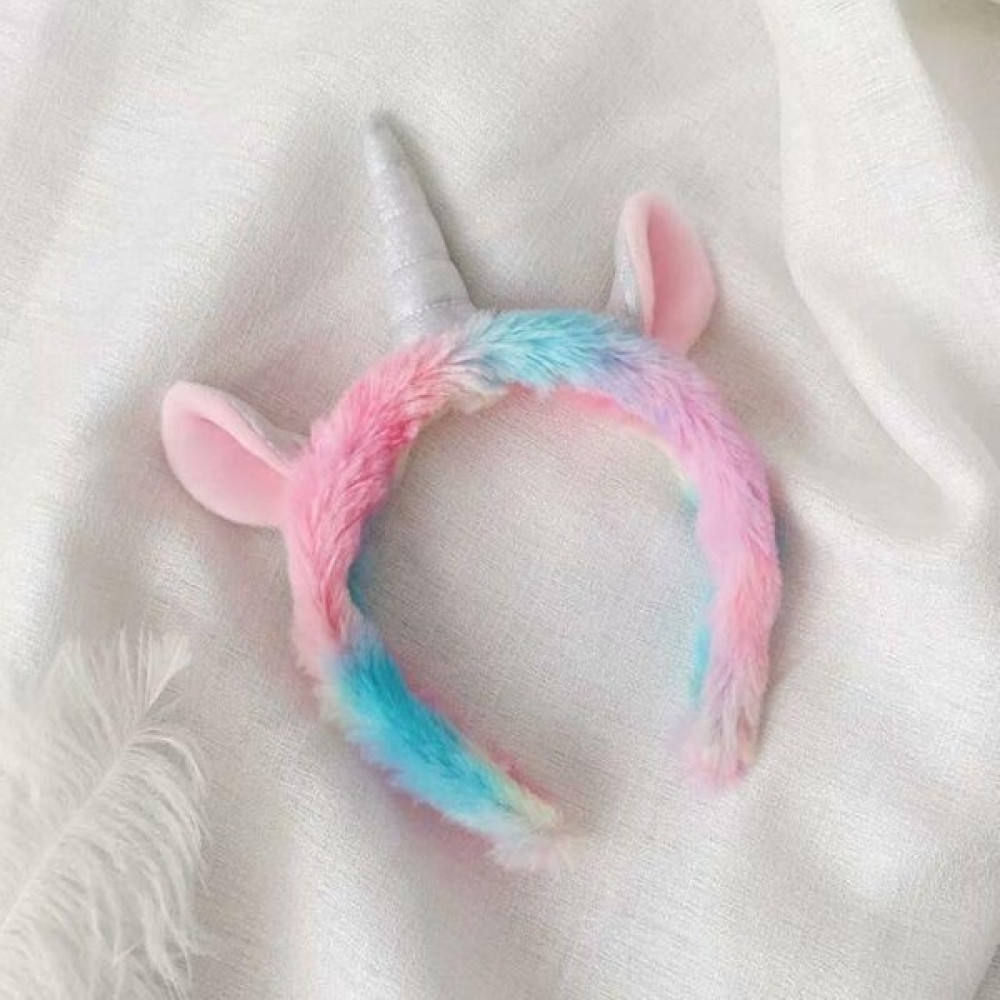 Nettenevime Unicorn Kulaklı ve Boynuzlu Tac Peluş Saç Bandı Toka, Taç & Saç Bandı Fiyatı