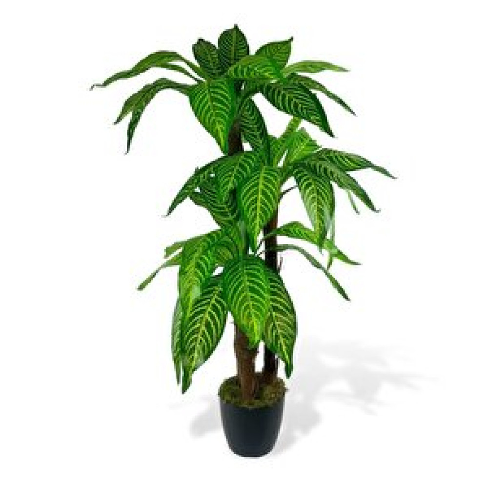 Nettenevime Yapay Ağaç Yukka 3 Katlı 36 Yaprak 100 cm Sarı Çizgili Model Bitki Fiyatı