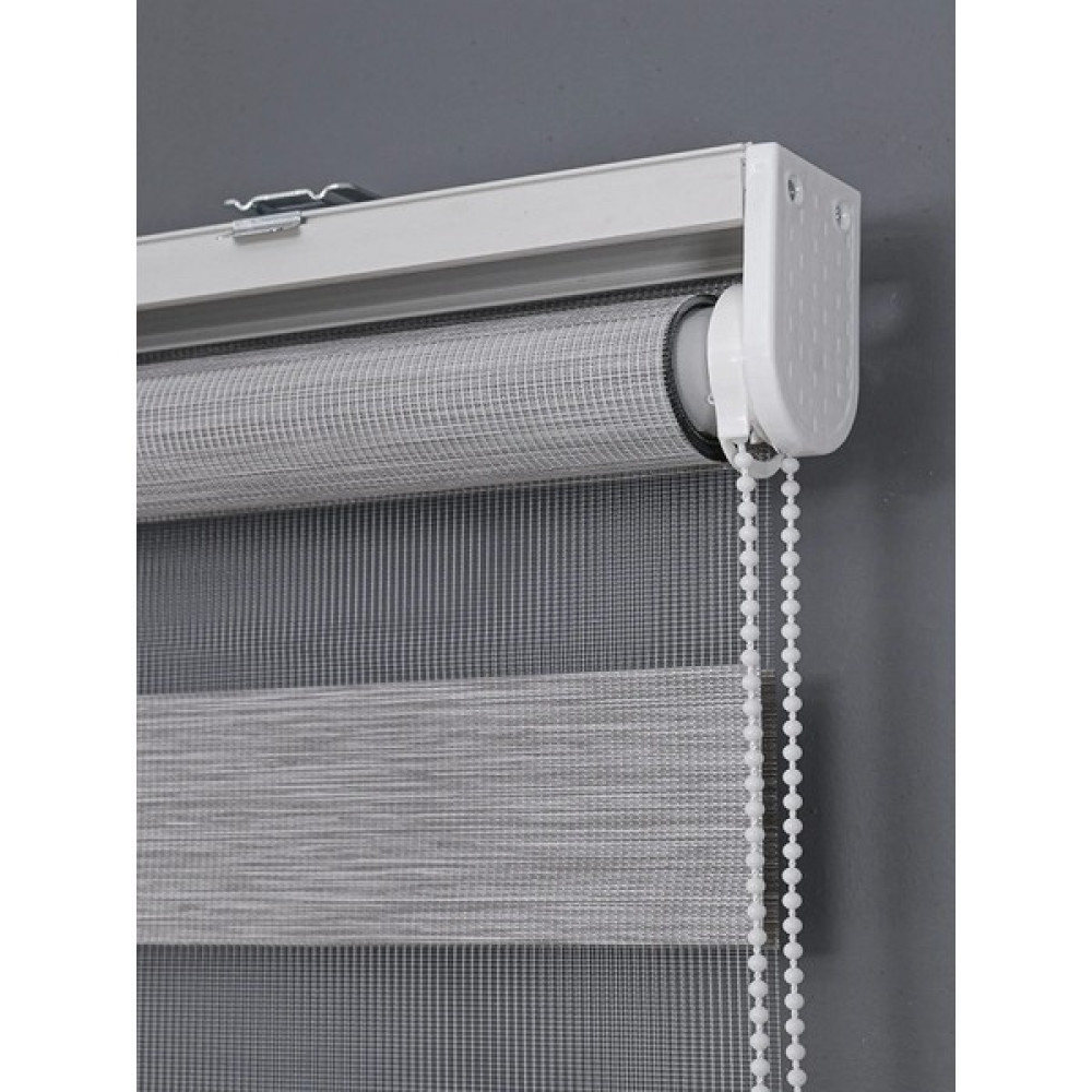 Network Avm Ithal Bambu Kalın Açık Gri  Gri  Zebra Stor Perde Etek Dilimsiz - 90 x 200 cm Perde Fiyatı