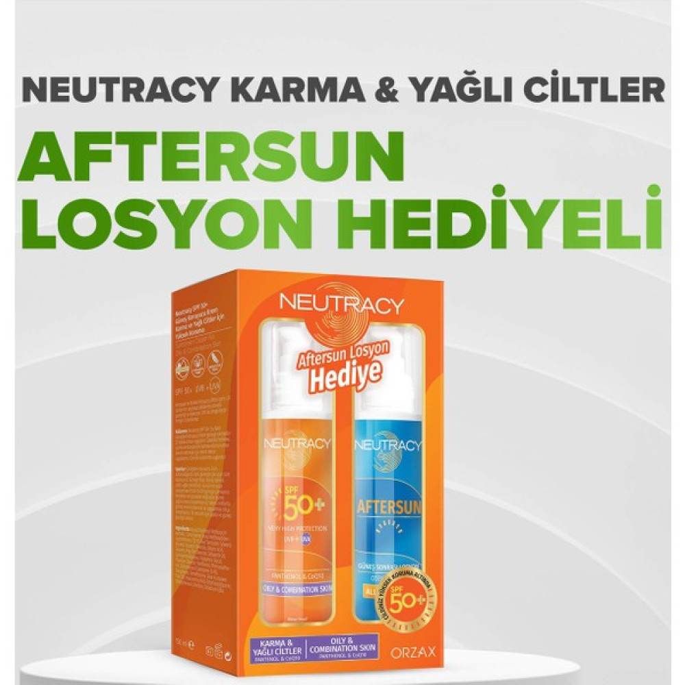 Neutracy 150 ml Güneş Kremi 50+ Spf+ Neutracy 150 ml Güneş Sonrası Losyon Karma ve yağlı ciltler için Güneş Kremleri ve Losyonları Fiyatı