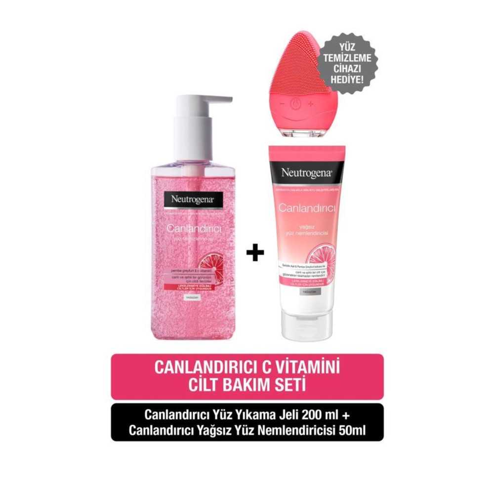 Neutrogena Canlandırıcı Yüz Temizleme Jeli 200 Ml + Canlandırıcı Yağsız Nemlendirici 50 M Cilt Temizleme ve Peeling Fiyatı