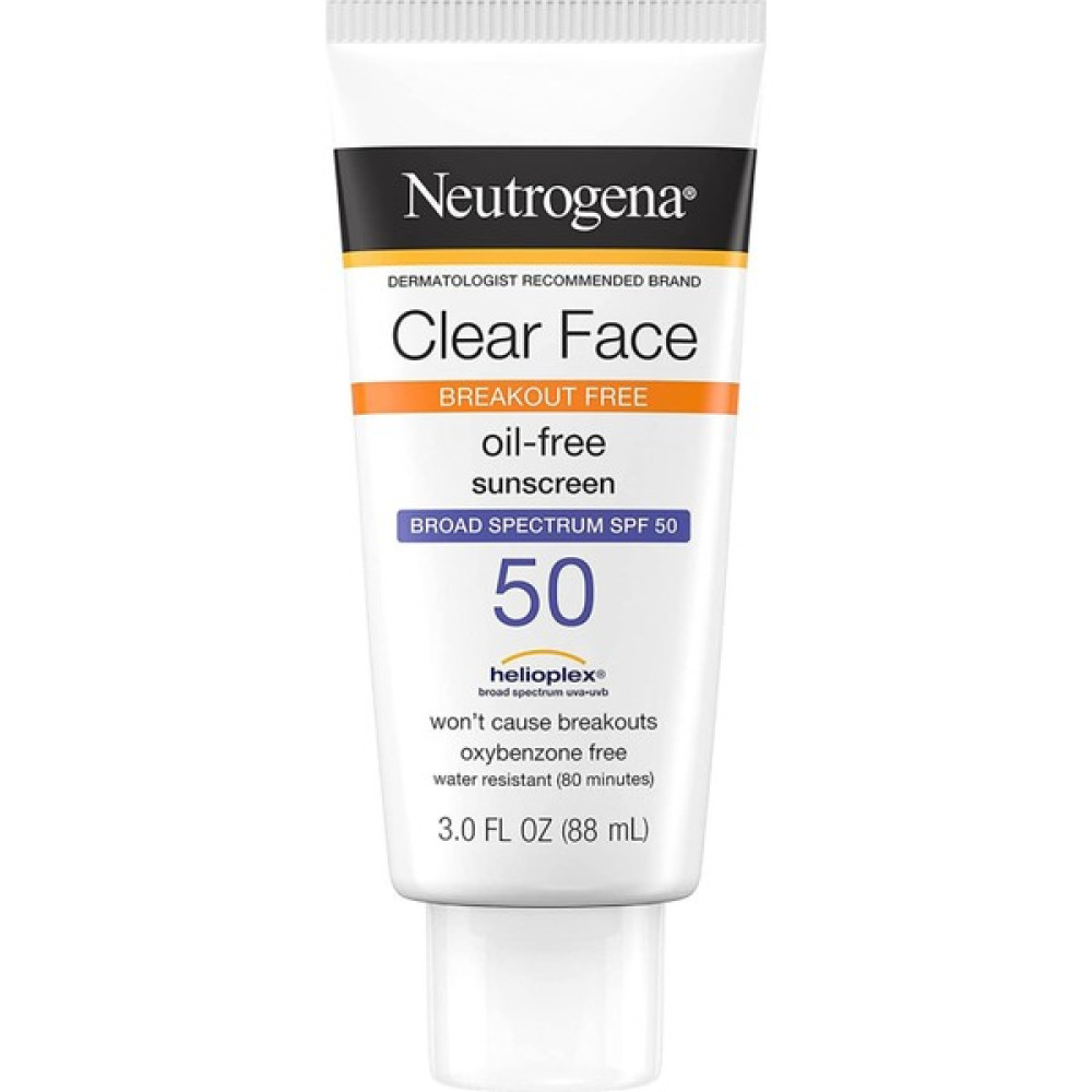 Neutrogena Clear Face SPF50 Yüz Için Yağsız Güneş Kremi 88ML Güneş Kremleri ve Losyonları Fiyatı