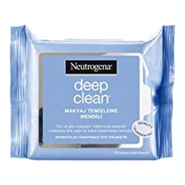 Neutrogena Deep Clean Makyaj Temizleme Mendili 25LIMakyaj Temizleme Mendili Makyaj Temizleyicileri Fiyatı
