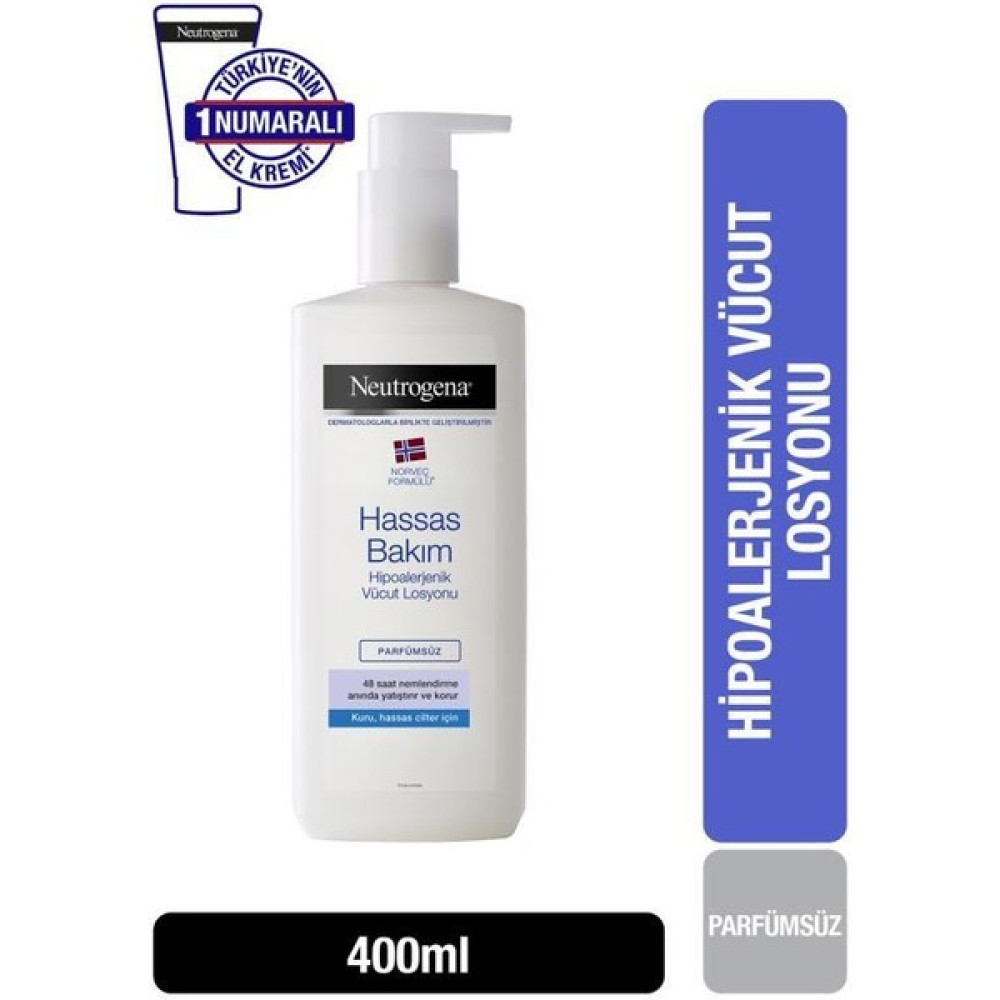 Neutrogena Deep Moisture Vücut Losyonu Parfümsüz Hassas Ciltler 400 ml Nemlendiriciler Fiyatı
