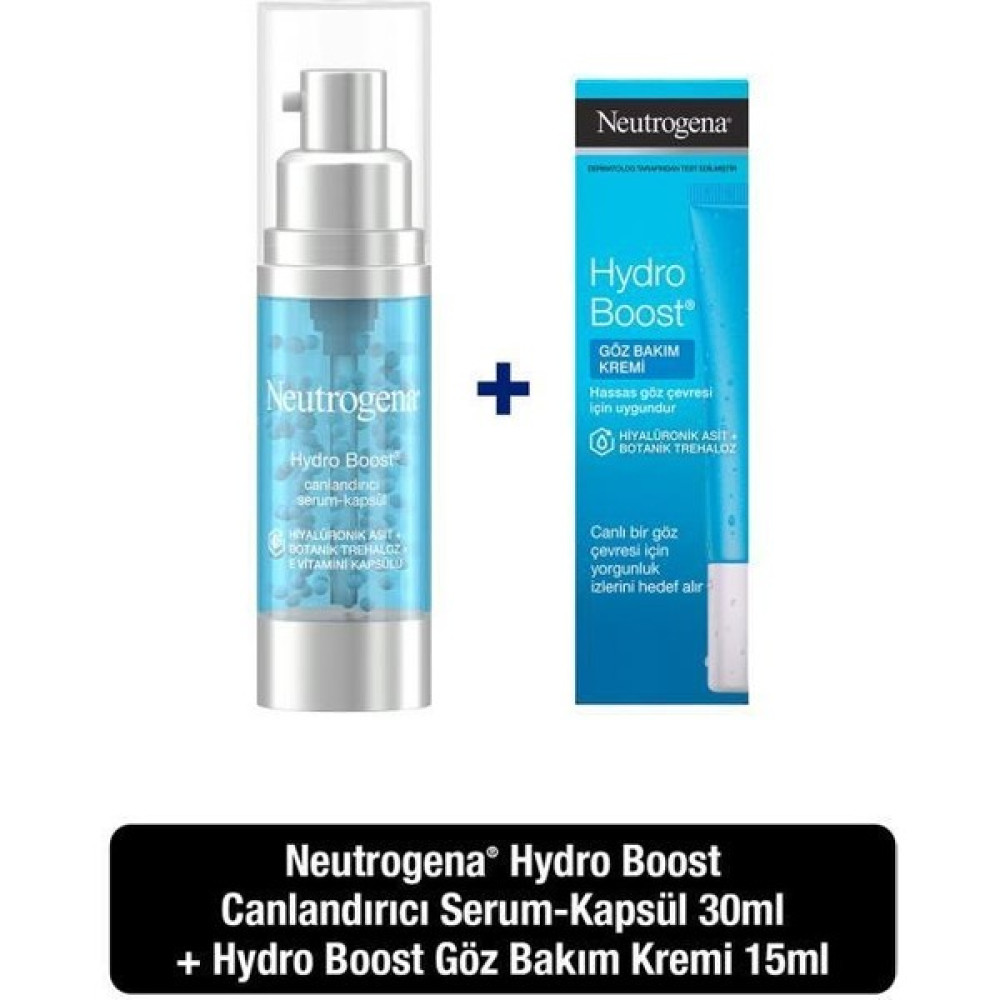 Neutrogena Hydro Boost Canlandırıcı Serum Kapsül 30 ml + Göz Kremi 15 ml Anti-Aging / Yaşlanma Karşıtı Fiyatı
