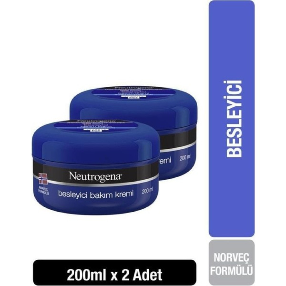 Neutrogena Norveç Formülü Besleyici Bakım Kremi 200 ml x 2 Adet Nemlendiriciler Fiyatı