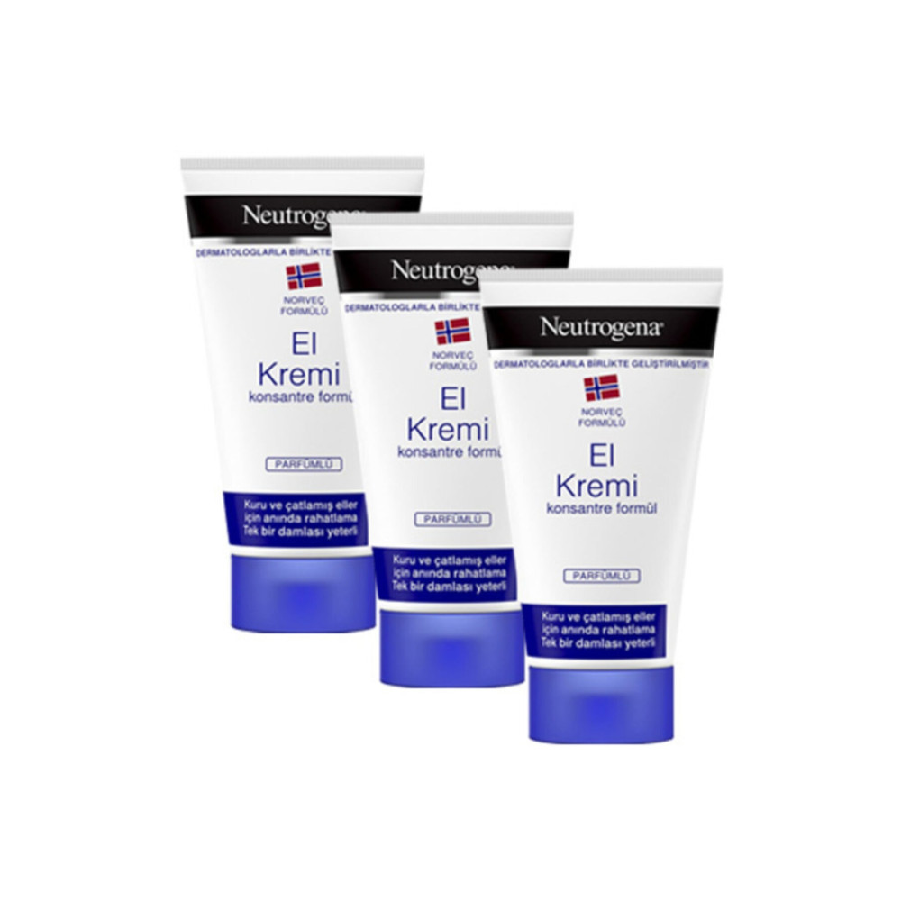 Neutrogena Norveç Formülü El Kremi Parfümlü 50 Ml X 3 Adet El Bakımı Fiyatı