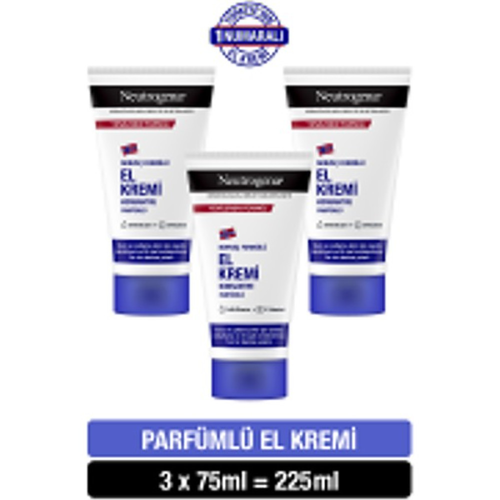 Neutrogena Norveç Formülü El Kremi Parfümlü 75 ml x3 El Bakımı Fiyatı