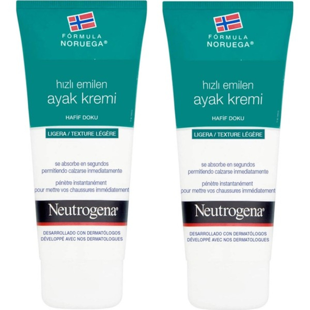 Neutrogena Norveç Formülü Hızlı Emilen Ayak Kremi 100 ml 2 Adet Ayak Bakımı Fiyatı