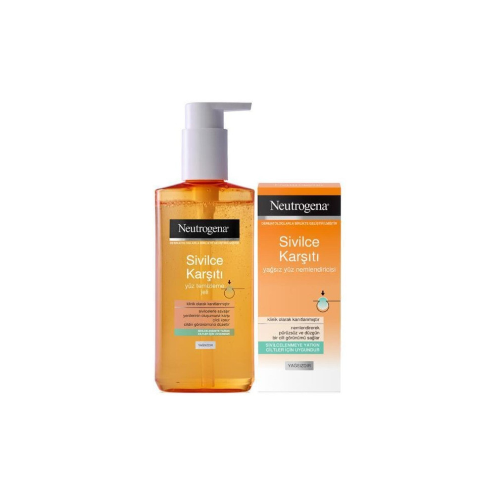 Neutrogena Sivilce Karşıtı Temizleme Jeli 150 Ml+nemlendirici 50 Ml Cilt Temizleme ve Peeling Fiyatı