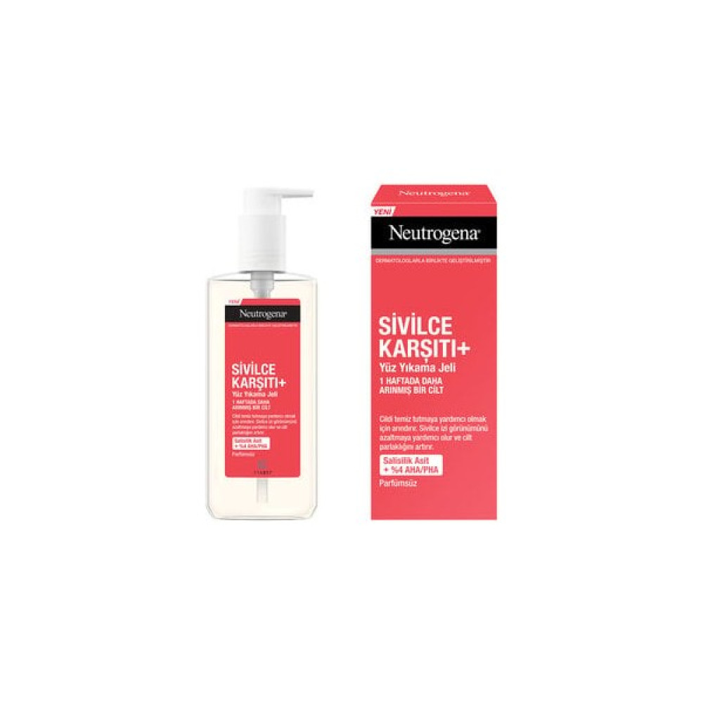 Neutrogena Sivilce Karşıtı + Temizleme Jeli 200 ml ( 1 Adet ) Cilt Temizleme ve Peeling Fiyatı