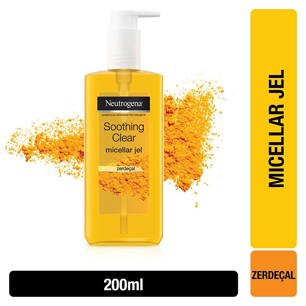 Neutrogena Soothing Clear Micellar Jel Zerdaçal 200 ml Cilt Temizleme ve Peeling Fiyatı