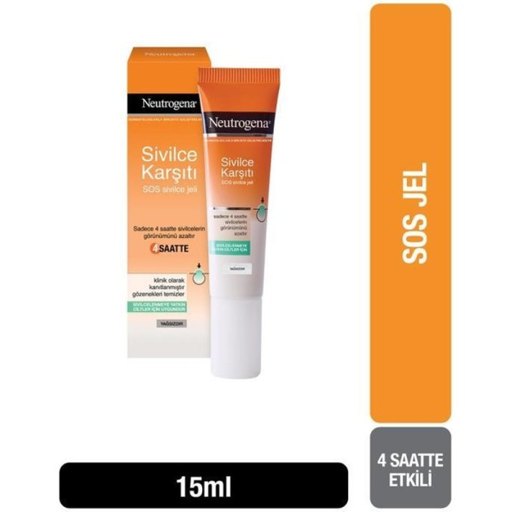 Neutrogena Visibly Clear Sivilce Karşiti Sos Hızlı Etkili Sivilce Jeli; 15 ml Akne ve Sivilce Bakımı Fiyatı