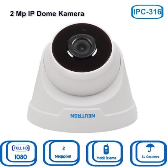 Neutron IPC316ER3-DVPF36-N 2.0 Mp 3.6 mm Ip Dome Kamera