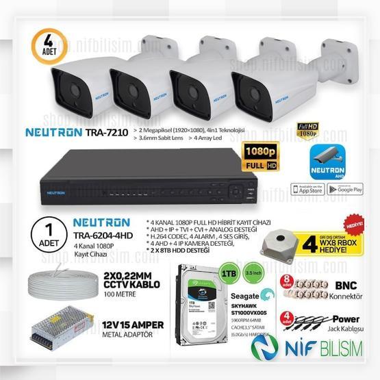 Neutron TRA-6204-4HD 4 Güvenlik Kayıt Cihazı