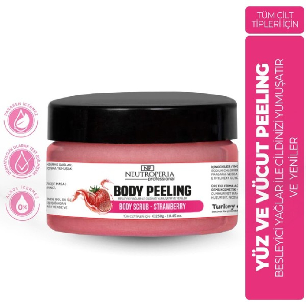 Neutroperıa Besleyici, Arındırıcı ve Nemlendirici Vücut Peelingi Çilek & Hibiskus 250 ml Oto Boyaları Fiyatı