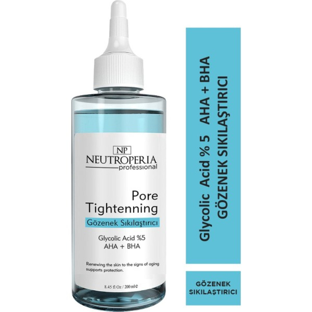 Neutroperia Gözenek Sıkılaştırıcı ve Arındırıcı Tonik 200 ml Glycolic Acid 5% Aha + Bha. Cilt Temizleme ve Peeling Fiyatı