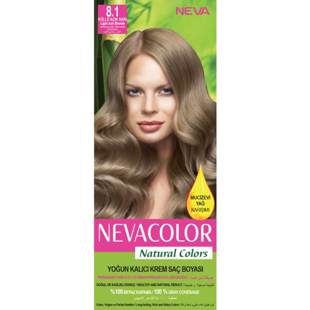 Neva Color Saç Boyası Seti 8.1 Küllü Açık Sarı Saç Boyası Fiyatı