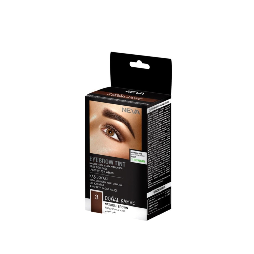 Neva Eyebrow Tınt Kaş Boyası 15ml (vegan) 3 Doğal Kahve Kaş Makyajı Fiyatı