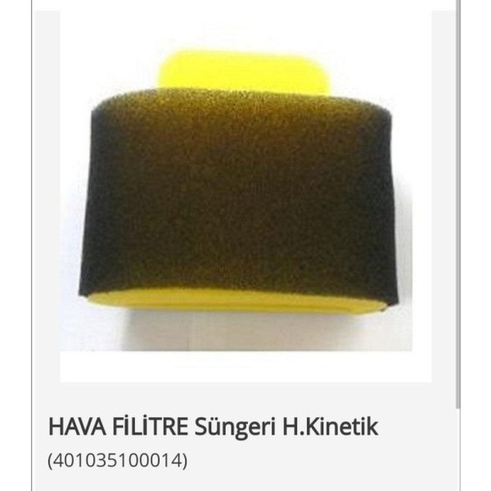 Nevateks Motosiklet Scooter Honda Kinetic Hava Filtre Süngeri Oto Filtre Grubu Fiyatı
