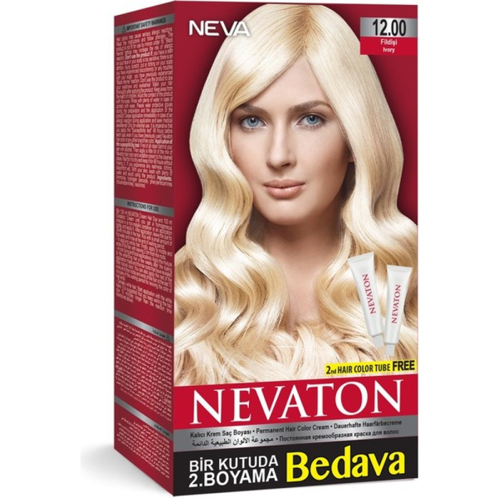 Nevaton Kalıcı Krem Saç Boyası 12.00 Fildişi - 12 Oto Boyaları Fiyatı