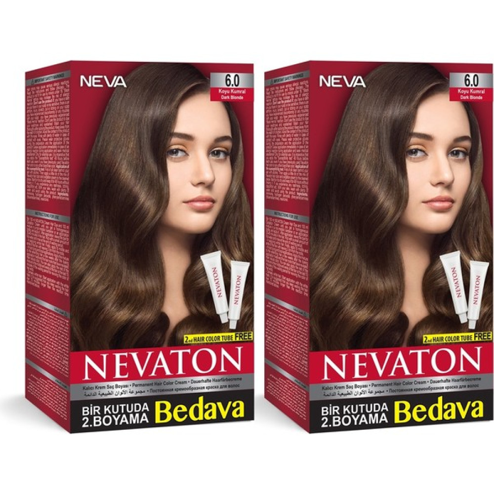 \Nevaton Saç Boyası Nevaton 6.0 Koyu Kumral 2'li Set - \ Oto Boyaları Fiyatı