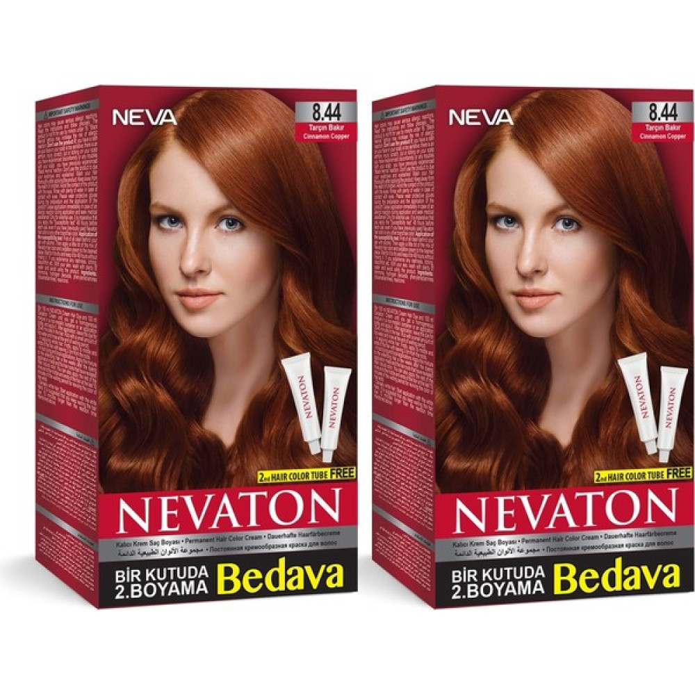 Nevaton Saç Boyası Nevaton 8.44 Tarçın Bakır 2'li Set Oto Boyaları Fiyatı