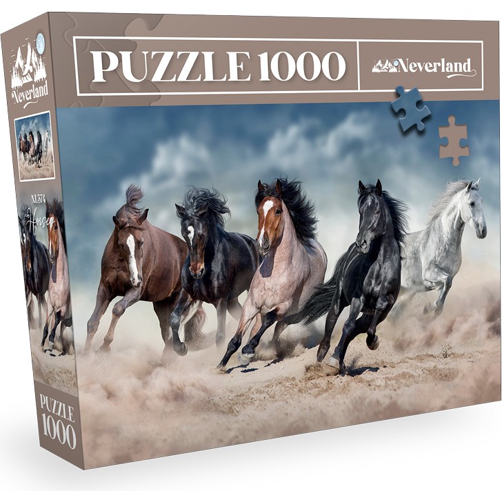 Neverland 1000 Parça Puzzle - Horses (Atlar) Anne Bebek Oyuncak Fiyatı