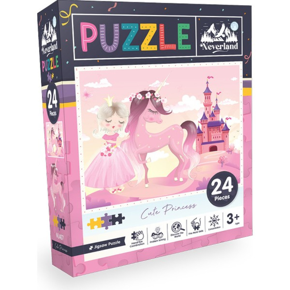 Neverland 24 Parça - Cute Prıncess (Sevimli Prenses) Puzzle & Aksesuarları Fiyatı