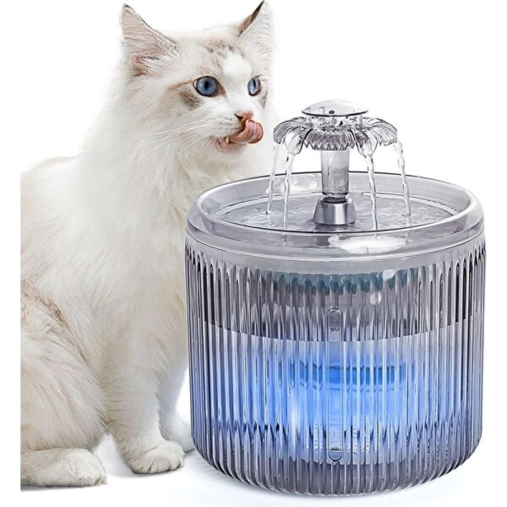 Nevermore LED Işıklı Kedi Su Çeşmesi - 88OZ/2.6L Pawblem Yok 2 Akış Modlu Ultra Sessiz Pet Su Çeşmesi, Içinde Kediler ve Küçük Köpekler Için Otomat... Evcil Hayvan Ürünleri Fiyatı