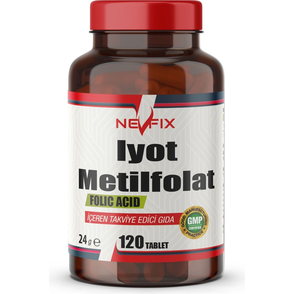 Nevfix Iyot & Metilfolat 120 Tablet Iyodine Folik Asit Diğer Fiyatı