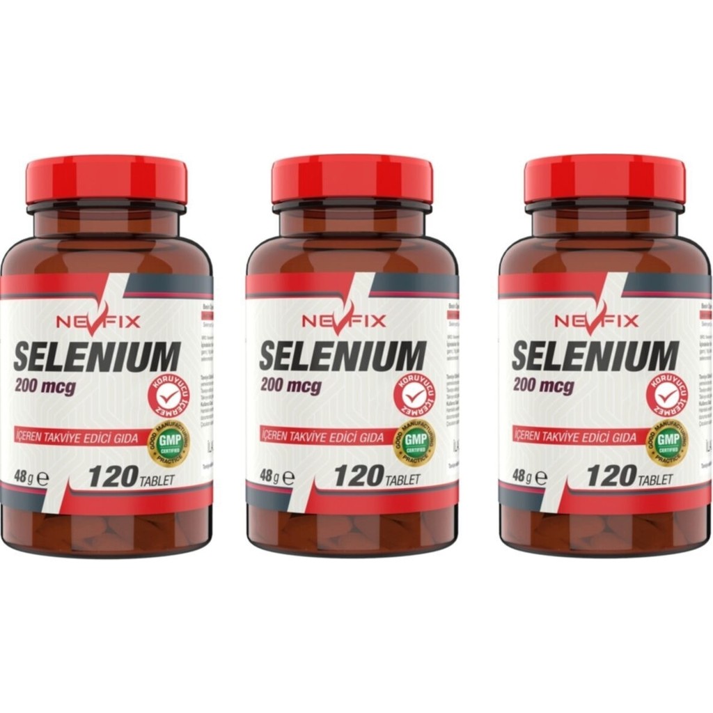 Nevfix Selenyum Selenium 200 Mcg 120 Tablet X 3 Kutu - -- SSD / Solid State Drive Fiyatı