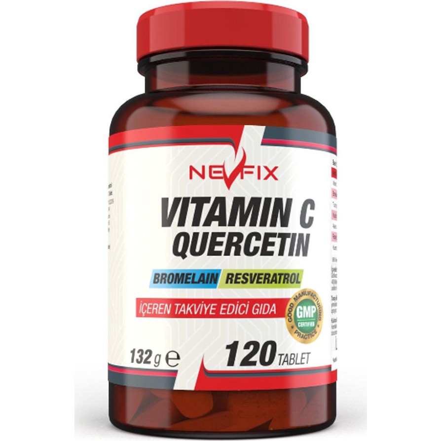 Nevfix Vitamin C Quercetin Bromelain 120 Tablet Diğer Fiyatı