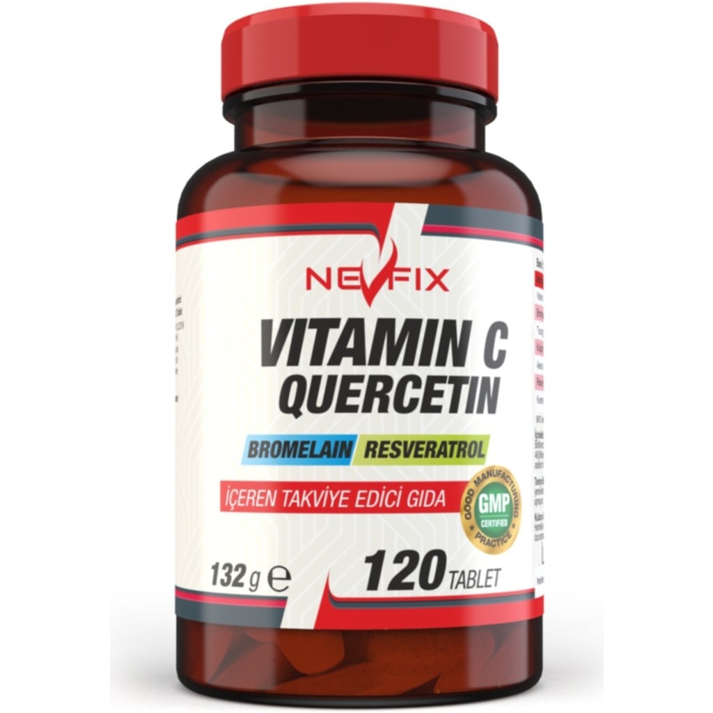 Nevfix Vitamin C Quercetin Bromelian 120 Tablet - 1 Diğer Fiyatı