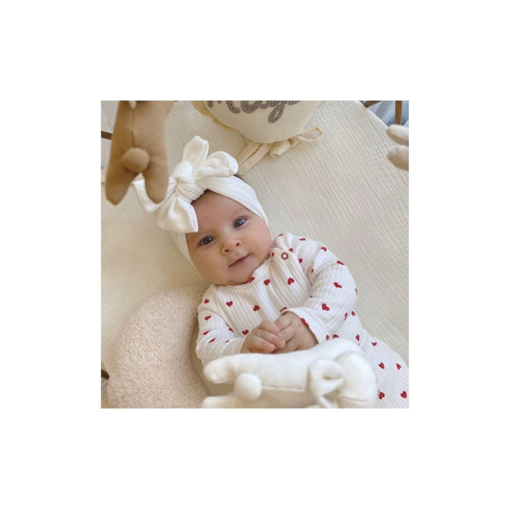 nevrankids Heart Pattern 3’lü Yenidoğan Kız Bebek Hastane Çıkışı Seti %100 Pamuk 9 - 12 Ay Beden Bebek Hastane Çıkışı Fiyatı