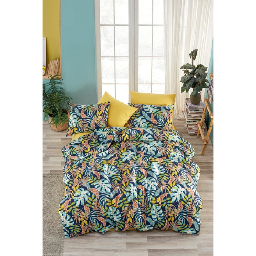 Nevresimev Hawai Çift Kişilik Nevresim Seti - Yeşil - 200 x 220 cm Nevresim Takımı Fiyatı